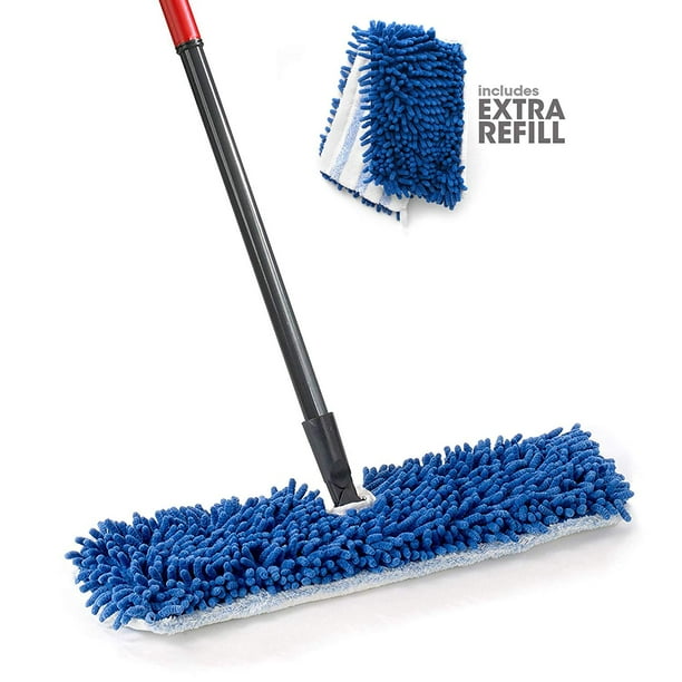 2X Replacement Microfiber Pad For OCedar Dual-Action Microfiber Flip Mop Refill